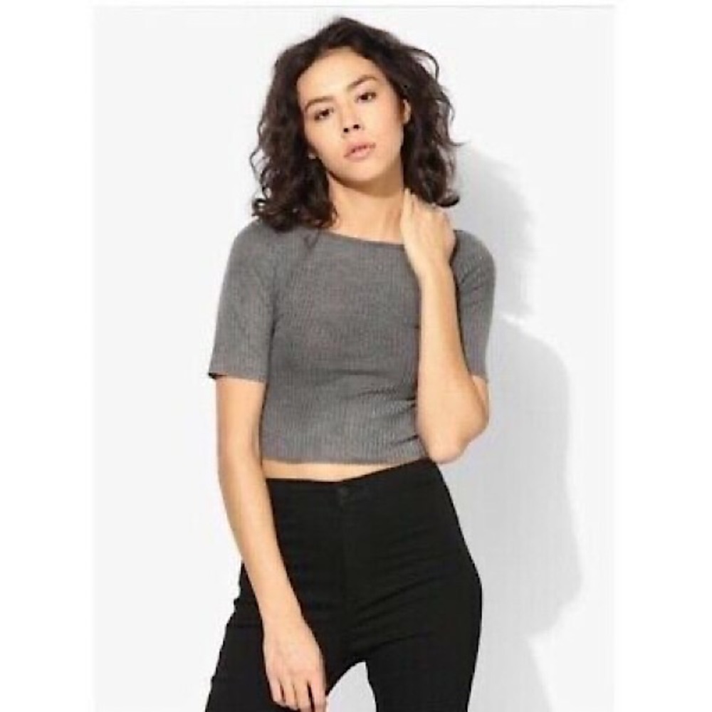 Women’s Topshop Washed Grey Shirt 10 US!